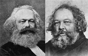 Marx y Bakunin